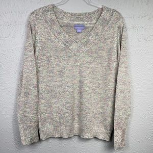 Laura Scott Petite Rainbow Pastel Long Sleeve Top